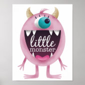 Kleine Monster Rosa Mädchenzimmer ポスター (正面)