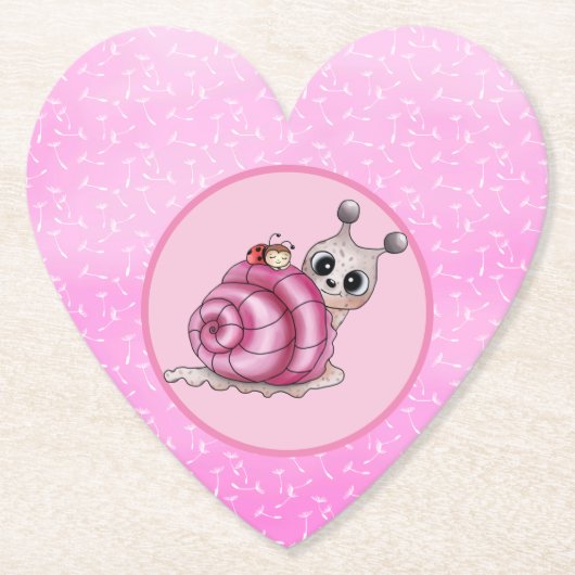 kleine Schnecke  pappteller ペーパーコースター (正面)