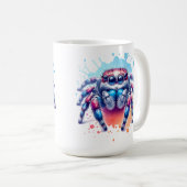 Kleine Springspinnen Grafik コーヒーマグカップ (正面右)