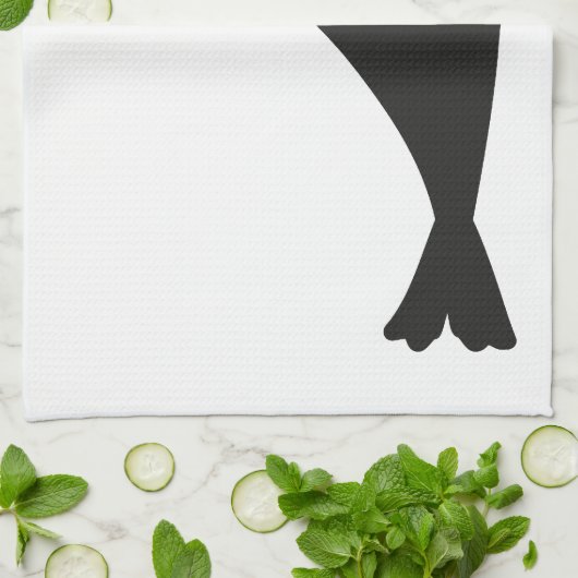 Kleine süße Robbe キッチンタオル (折り畳み)