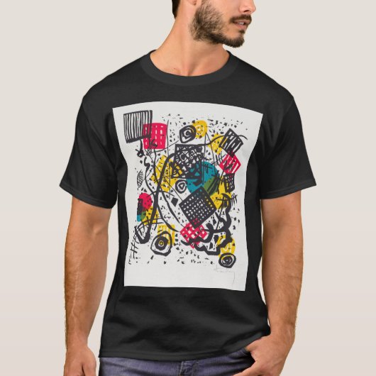 Kleine Welten V (Small Worlds V) Wassily Kandinsky Tシャツ (正面)