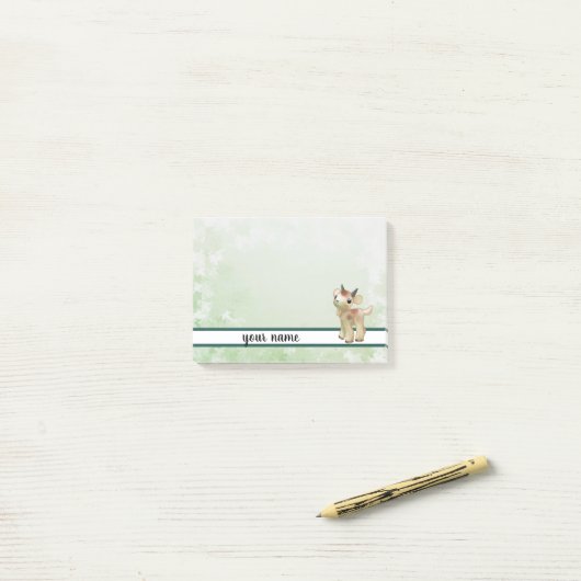 kleine Ziege ポストイット (デスク上)
