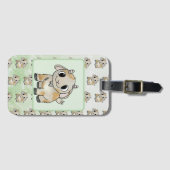 kleine Ziege   Gepäckanhänger ラゲッジタグ (正面横)