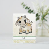 kleine Ziege Post-it Klebezettel ポストカード (スタンド正面)