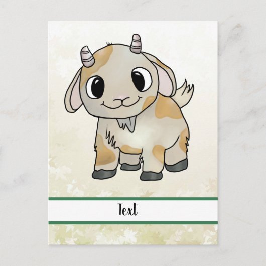 kleine Ziege Post-it Klebezettel ポストカード (正面)