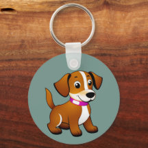 Kleiner brauner Hund, stehend - 