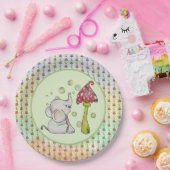 kleiner Elefant  pappteller ペーパープレート (パーティー)