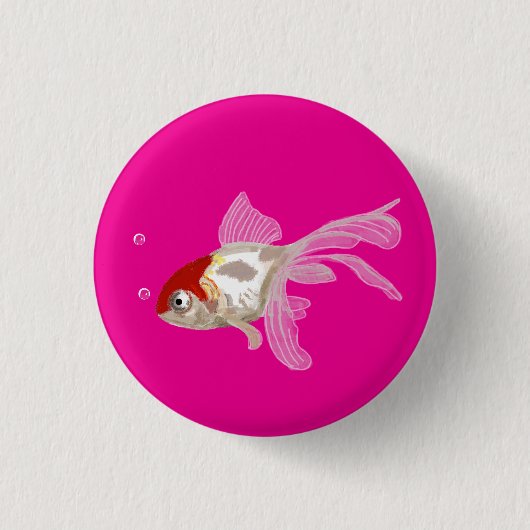 Kleiner Goldfisch -  缶バッジ (正面)