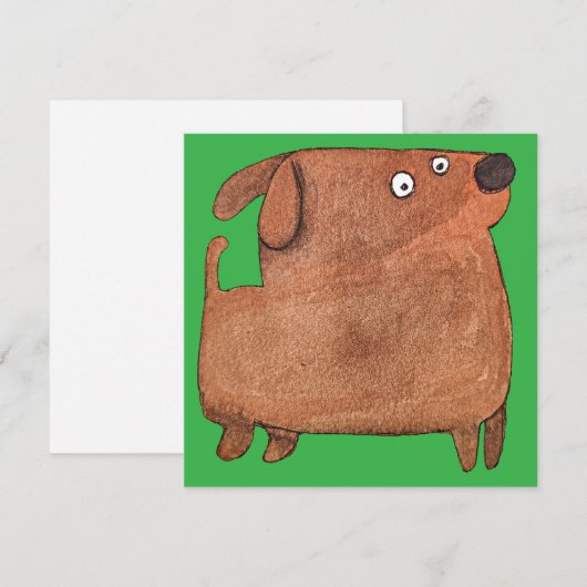 Kleiner Hund 招待状 (正面/裏面)