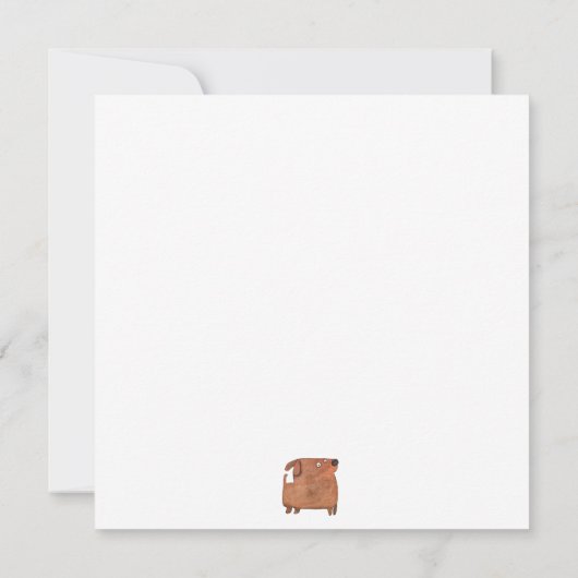 Kleiner Hund 招待状 (裏面)