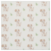 Kleiner Hund mit Schmetterling ファブリック (見本)