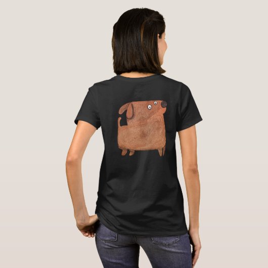Kleiner Hund Tシャツ (裏面フル)