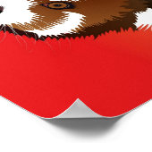Kleiner Panda (Ailurus fulgens)ポスター ポスター (角)