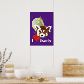 Kleiner Panda (Ailurus fulgens) Poster ポスター (キッチン)