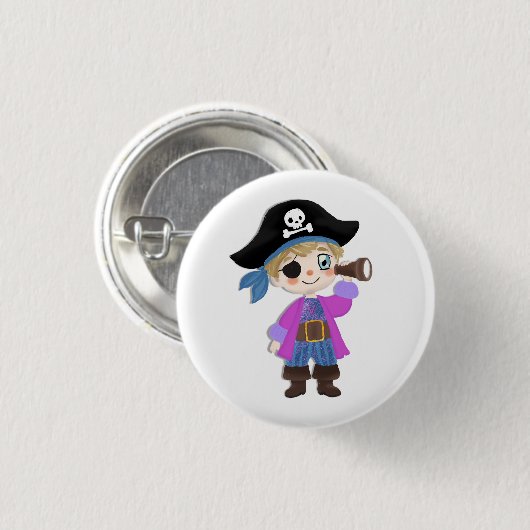 kleiner Pirat 缶バッジ (正面&裏面)