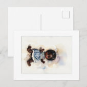 Kleines Herz, große Augen: Ein Hauch Nostalgie  ポストカード (正面/裏面)