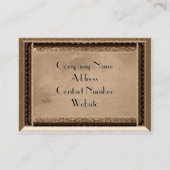 KleinmoreベイリーIVのビクトリアンなカスタマイズ可能 名刺 (裏面)