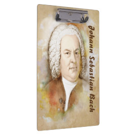 Klemmbrett mit Johann Sebastian Bach クリップボード