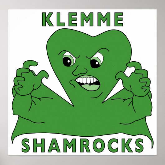 Klemme Shamrocksポスター ポスター (正面)