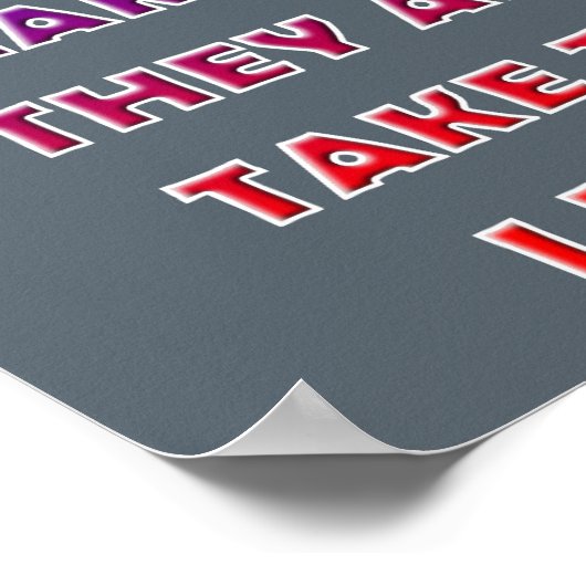 Kleptomaniac Puns Punポスタおもしろいーサイン ポスター (角)