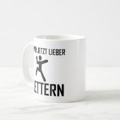 klettern ichのwärのjetztのlieber コーヒーマグカップ (正面左)