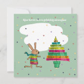 kleurige kerstboom カード (正面)