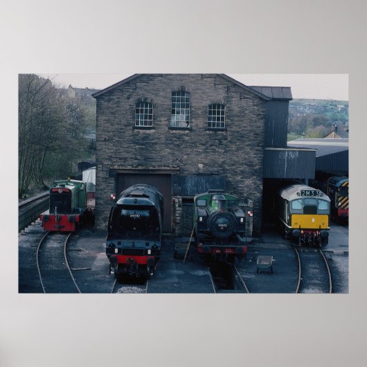 Klieghley and Worth Valley Preserved Railway, Hawo ポスター (正面)