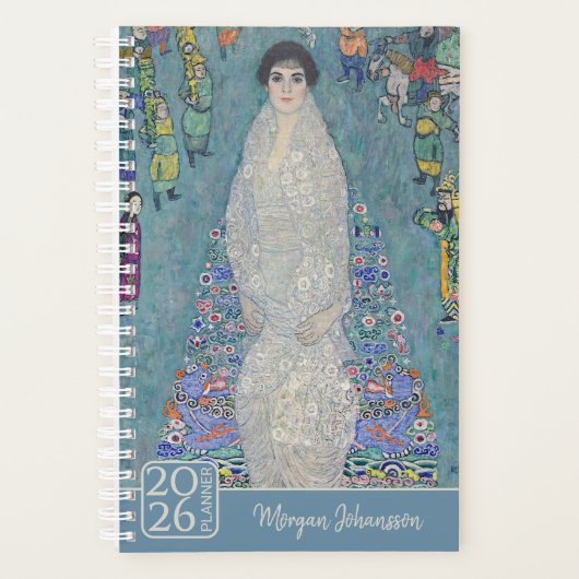 Klimt – エリザベート・レデレル肖像画 – パーソナライズド プランナー手帳 (正面)