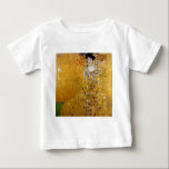 Klimt , “ Adele Bloch-Bauer I ” ベビーTシャツ<br><div class="desc">私はKlimtが好きな人のためにこの壁掛け時計を作りました。</div>