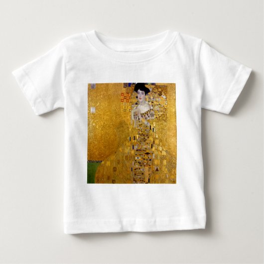 Klimt , “ Adele Bloch-Bauer I ” ベビーTシャツ (正面)