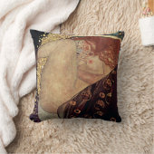 Klimt Danae Gold Art Nouveau Pillow クッション (ブランケット)