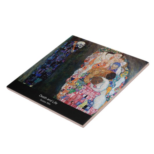 Klimt , “ Death and Life ” タイル (側面)