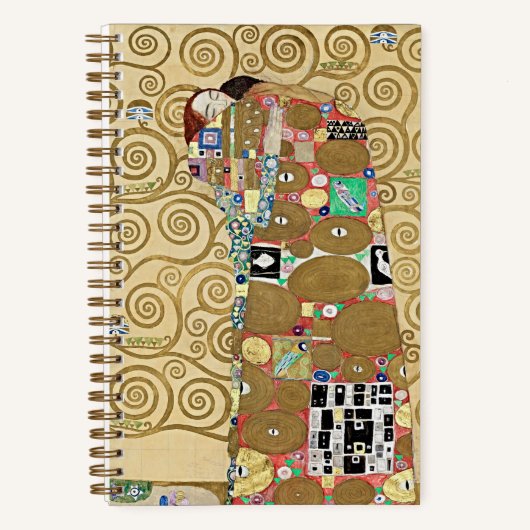 Klimt Fulfillment Art Nouveau Notebook ノートブック (正面)