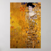 Klimt Golden Lady Adele Bloch Bauer Art Nouveau ポスター (正面)