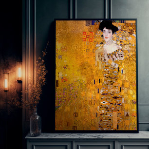 Klimt Golden Lady Adele Bloch Bauer Art Nouveau ポスター
