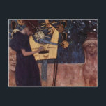 Klimt Gustav The Music ポストカード<br><div class="desc">Klimt 1862-1918,  Gustav,  Baumgarten bei Wien,  Austria</div>