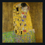 Klimt - The Kiss ポスター<br><div class="desc">The Kiss by Gustav Klimt. For more poster-ready images from Zedign Art Series Book 166 "Gustav Klimt - Paintings & Drawings",  visit https://books.zedign.com/zas/166.html</div>