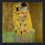 Klimt - The Kiss ポスター<br><div class="desc">The Kiss by Gustav Klimt. For more poster-ready images from Zedign Art Series Book 166 "Gustav Klimt - Paintings & Drawings",  visit https://books.zedign.com/zas/166.html</div>