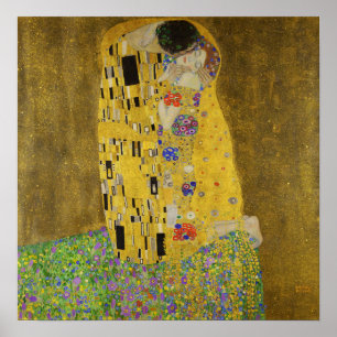 Klimt - The Kiss ポスター