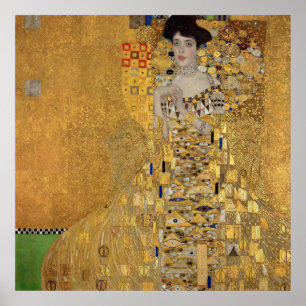 Klimt's Portrait of Adele Bloch-Bauer I ポスター