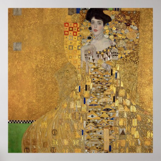 Klimt's Portrait of Adele Bloch-Bauer I ポスター (正面)