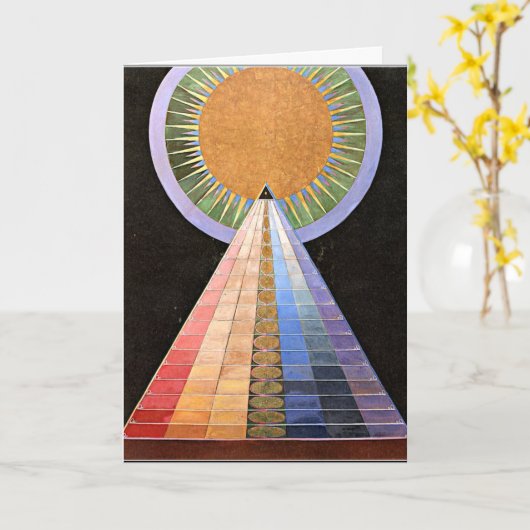 Klint - Altarpiece No. 1 カード (黄色い花)