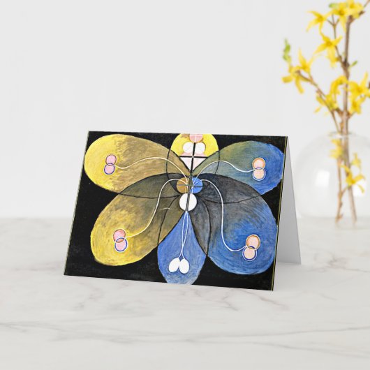 Klint - Evolution, No. 09, Group VI, 1906-1907 カード (黄色い花)