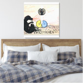 Klint - Evolution No. 5, Group VI,抽象芸術・アート キャンバスプリント (インサイチュ (寝室))