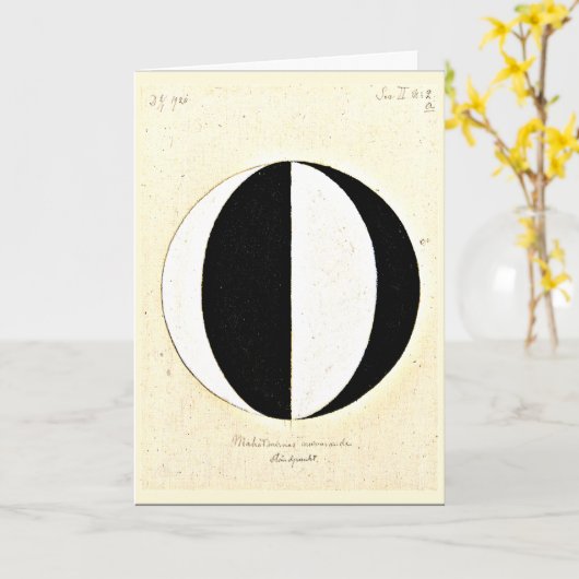 Klint - No. 2aマハトマスの現在の視点 カード (黄色い花)