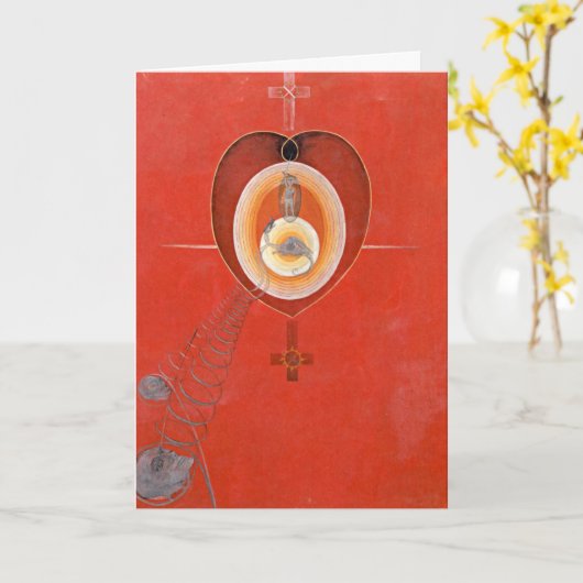 Klint - The Dove, No. 08 カード (黄色い花)