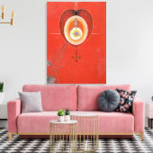 Klint - The Dove, No. 08 キャンバスプリント (インサイチュ (リビング))