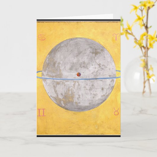 Klint - The Dove No. 12 カード (黄色い花)