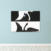 Klint - The Swan, No. 01, Group 1X SUN キャンバスプリント (インサイチュ (ウッドフロア))