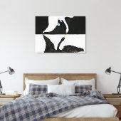 Klint - The Swan, No. 01, Group 1X SUN キャンバスプリント (インサイチュ (寝室))